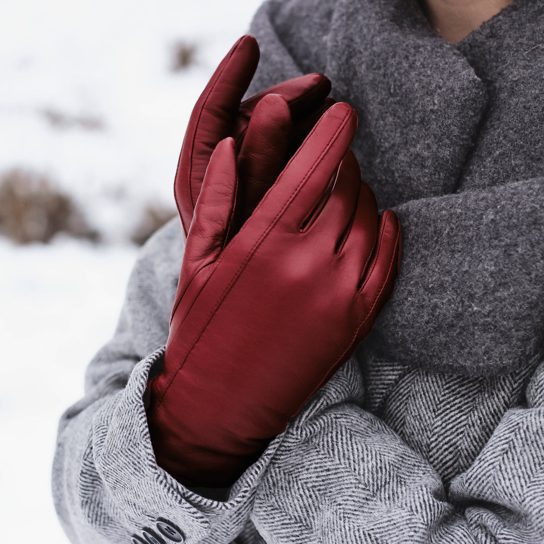 Women's Vegan Leather Gloves