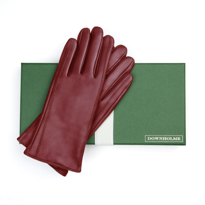 Women's Vegan Leather Gloves - Burgundy, DH-VLW-BDYS, DH-VLW-BDYM, DH-VLW-BDYL, DH-VLW-BDYXL #color_burgundy