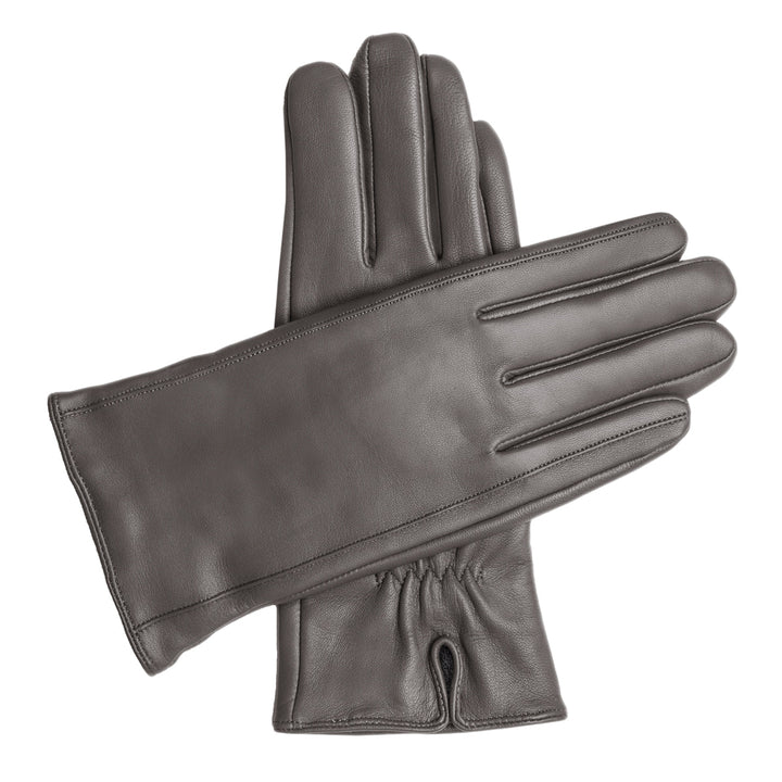 Women's Vegan Leather Gloves - Gray, DH-VLW-GRYS, DH-VLW-GRYM, DH-VLW-GRYL, DH-VLW-GRYXL #color_gray